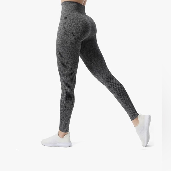 Aoxjox Pants - Aoxjox Women’s Highwaist Vital Seamless Charcoal Workout Leggings Yoga Pants